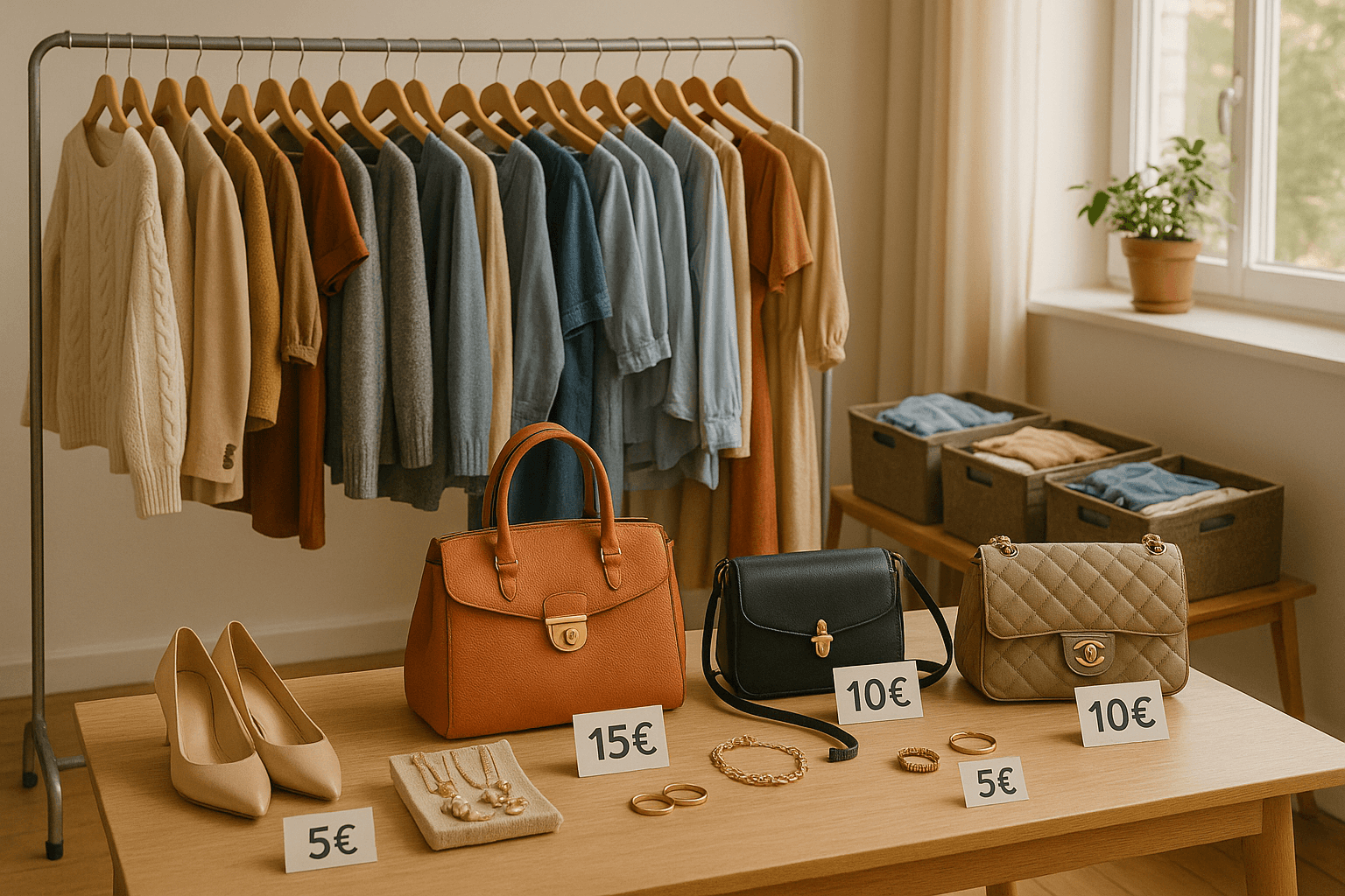 découvrez combien j'ai gagné en vendant mes vêtements et accessoires grâce au vide dressing, ainsi que des conseils pratiques pour maximiser vos profits.